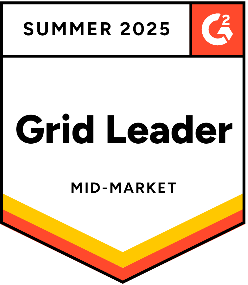 G2 Summer: Mid Market Leader 2025